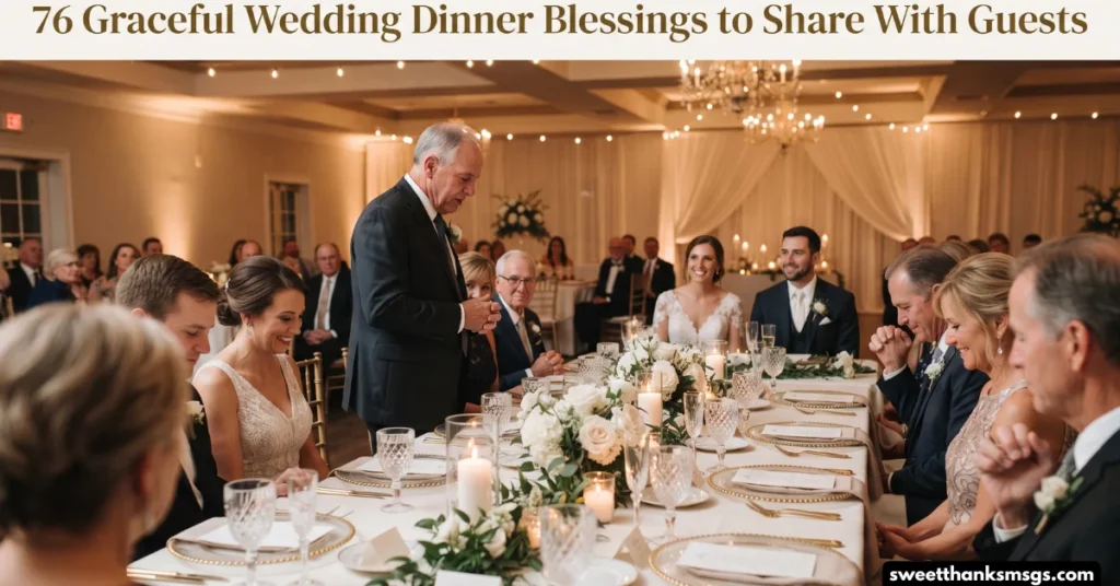 76 Graceful Wedding Dinner Blessings to Share With Guests