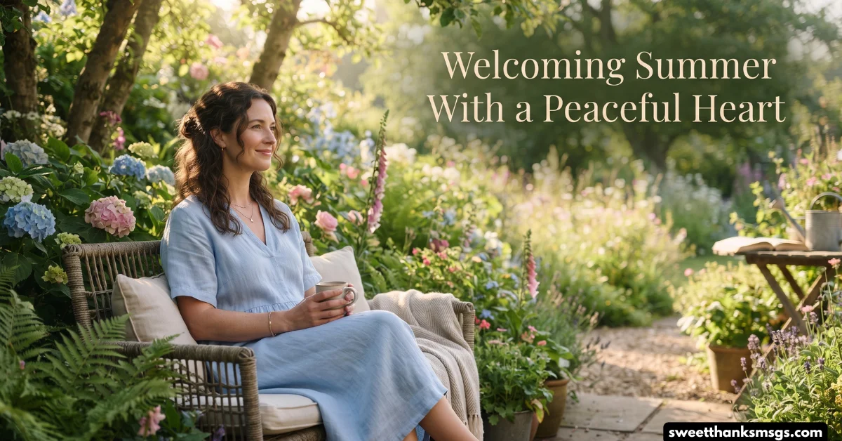 Welcoming Summer With a Peaceful Heart