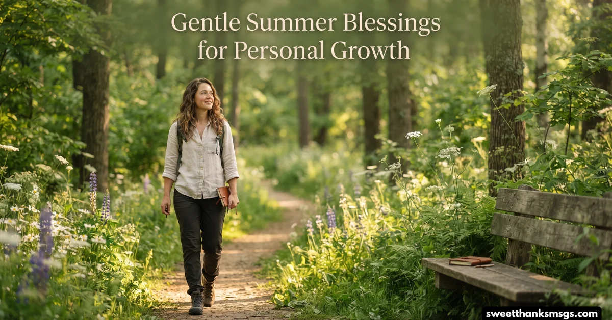 Gentle Summer Blessings for Personal Growth
