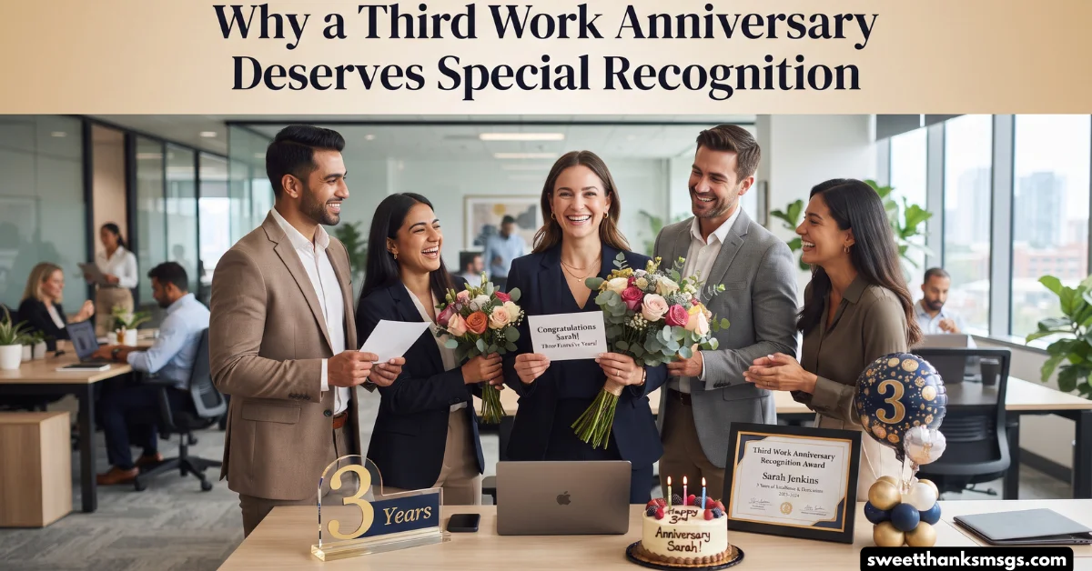 Why a Third Work Anniversary Deserves Special Recognition