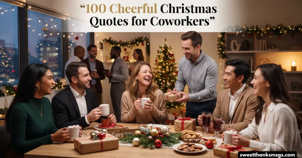 100 Cheerful Christmas Quotes for Coworkers