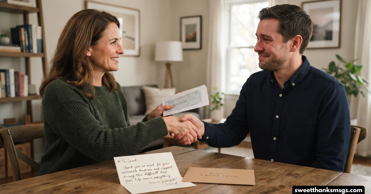 Why Financial Help Deserves a Sincere Thank You