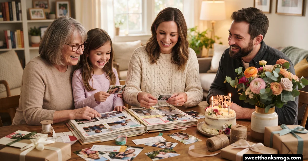 Creating a Birthday Keepsake With Sweet Memories