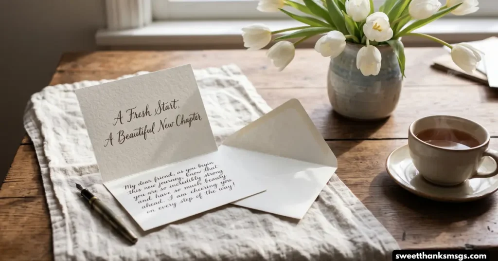 What to Write in a Card for a Friend Starting Over